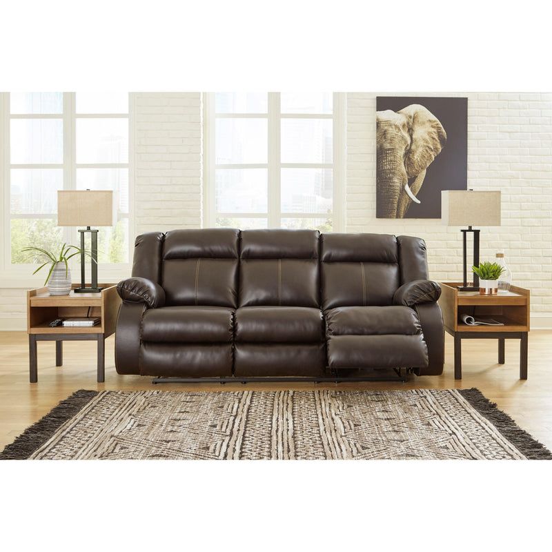 Signature Design by Ashley Denoron Power Reclining Leather Look Sofa 5350587 IMAGE 5