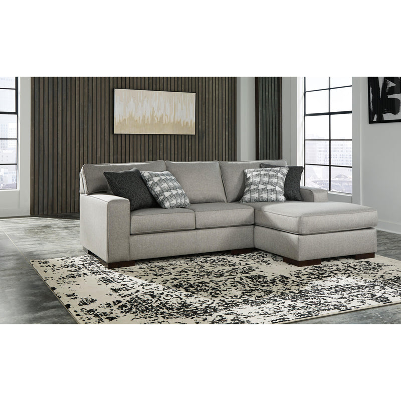 Benchcraft Marsing Nuvella Fabric 2 pc Sectional 4190255/4190217 IMAGE 3
