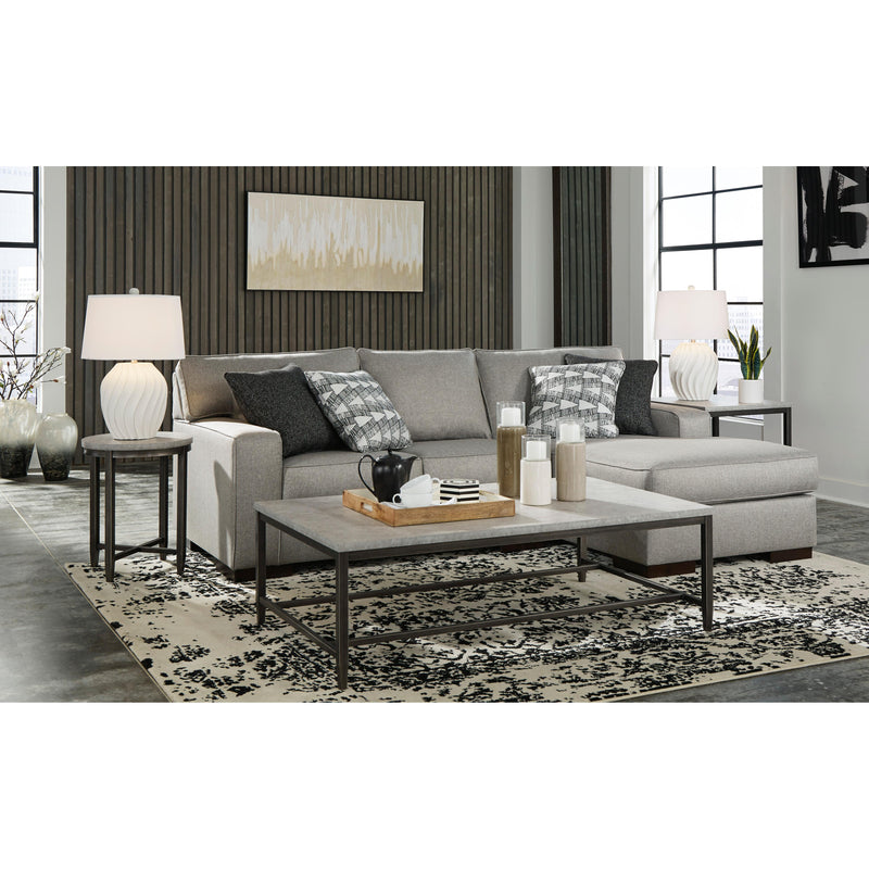 Benchcraft Marsing Nuvella Fabric 2 pc Sectional 4190255/4190217 IMAGE 4