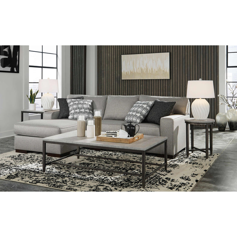 Benchcraft Marsing Nuvella Fabric 2 pc Sectional 4190216/4190256 IMAGE 4