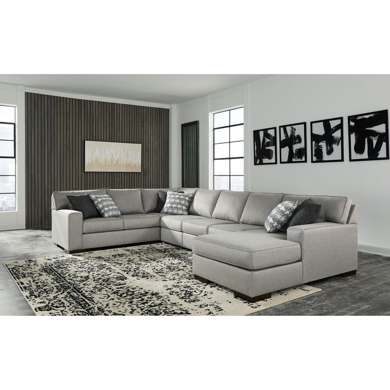 Benchcraft Marsing Nuvella Fabric 5 pc Sectional 4190255/4190277/4190246/4190234/4190217 IMAGE 3