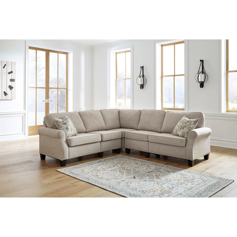 Signature Design by Ashley Alessio Fabric 4 pc Sectional 8240438/8240477/8240446/8240446 IMAGE 3