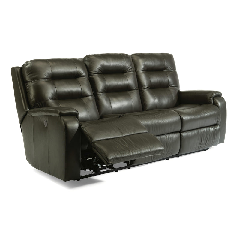 Flexsteel Arlo Power Reclining Leather Sofa 3810-62M-824-70 IMAGE 3