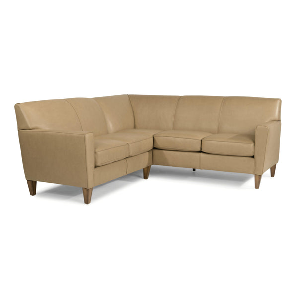 Flexsteel Digby Leather 2 pc Sectional 3966-27-174-80/3966-34-174-80 IMAGE 1
