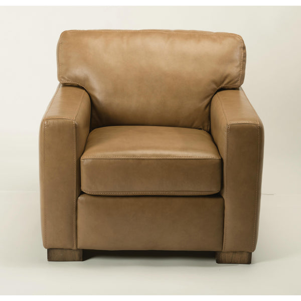 Flexsteel Bryant Stationary Leather Chair B3399-10-110-80 IMAGE 1