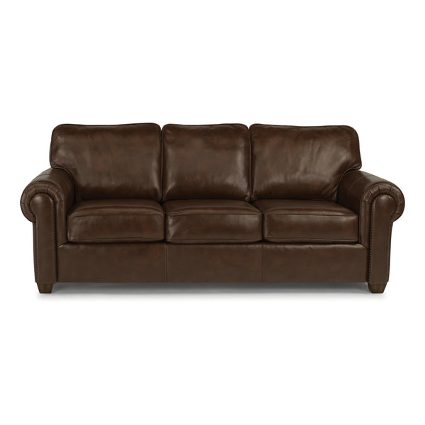 Flexsteel Carson Stationary Leather Sofa B3936-31-820-54 IMAGE 1