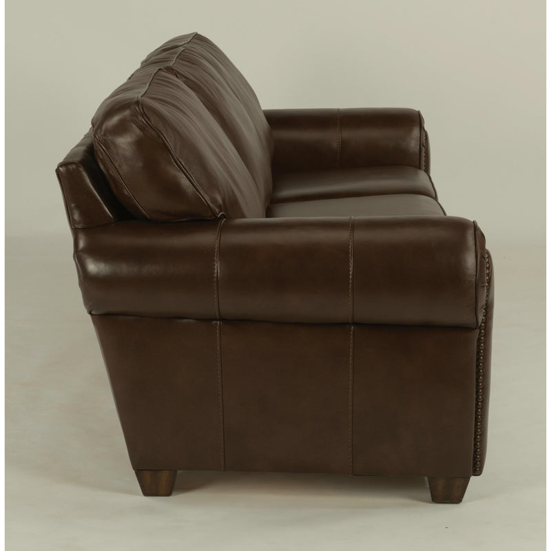 Flexsteel Carson Stationary Leather Sofa B3936-31-820-54 IMAGE 3