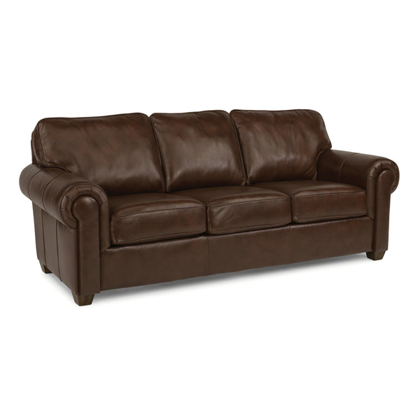 Flexsteel Carson Stationary Leather Sofa B3937-31-820-54 IMAGE 1