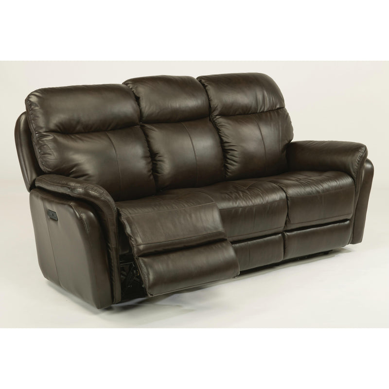 Flexsteel Zoey Power Reclining Leather Match Sofa 1653-62PH 360-70 IMAGE 3