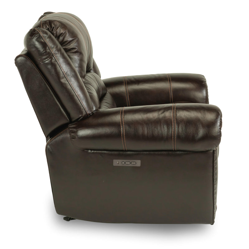 Flexsteel Town Power Leather Match Recliner 1010-50PH 048-62 IMAGE 4