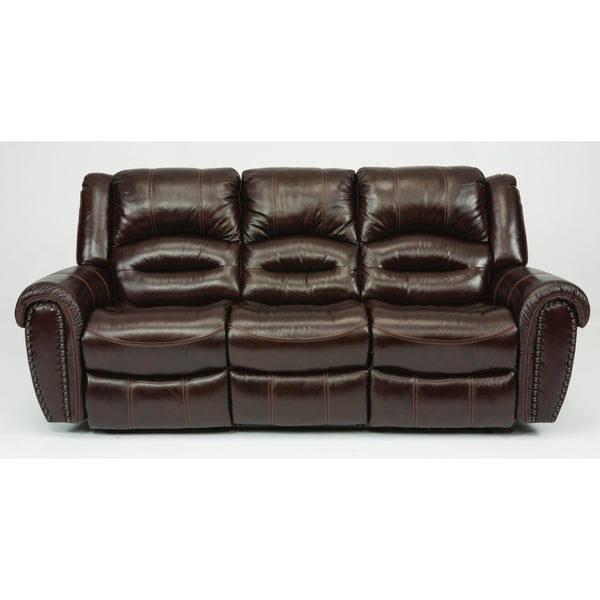 Flexsteel Town Reclining Leather Match Sofa 1010-62-048-62 IMAGE 1