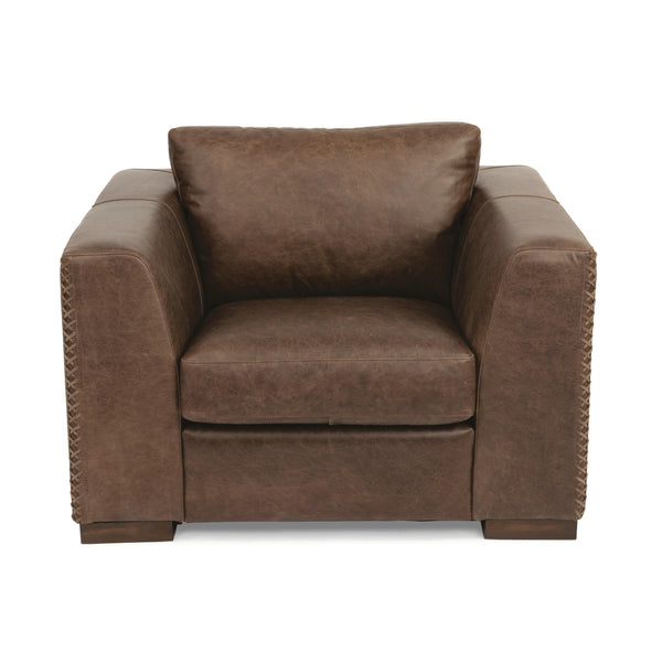 Flexsteel Hawkins Stationary Leather Chair 1347-10-728-70 IMAGE 1