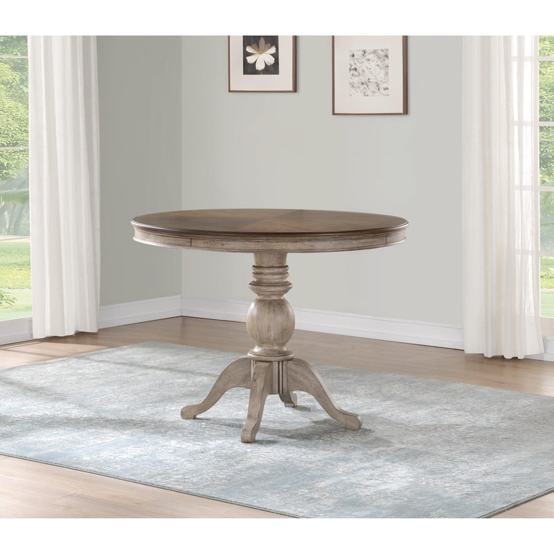 Flexsteel Round Plymouth Counter Height Dining Table with Pedestal Base W1147-836 IMAGE 3