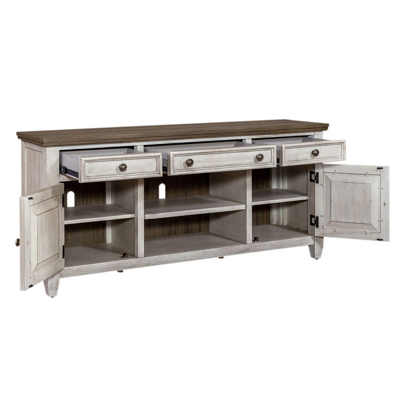 Liberty Furniture Industries Inc. Heartland TV Stand with Cable Management 824-TV66T IMAGE 3