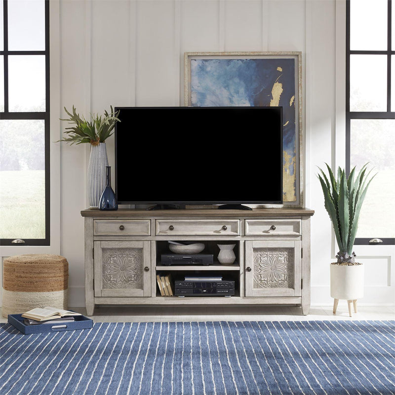 Liberty Furniture Industries Inc. Heartland TV Stand with Cable Management 824-TV66T IMAGE 7