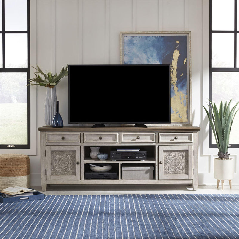 Liberty Furniture Industries Inc. Heartland TV Stand with Cable Management 824-TV76T IMAGE 8