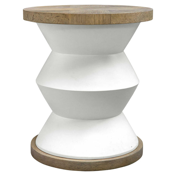 Uttermost Spool End Table 25488 IMAGE 1