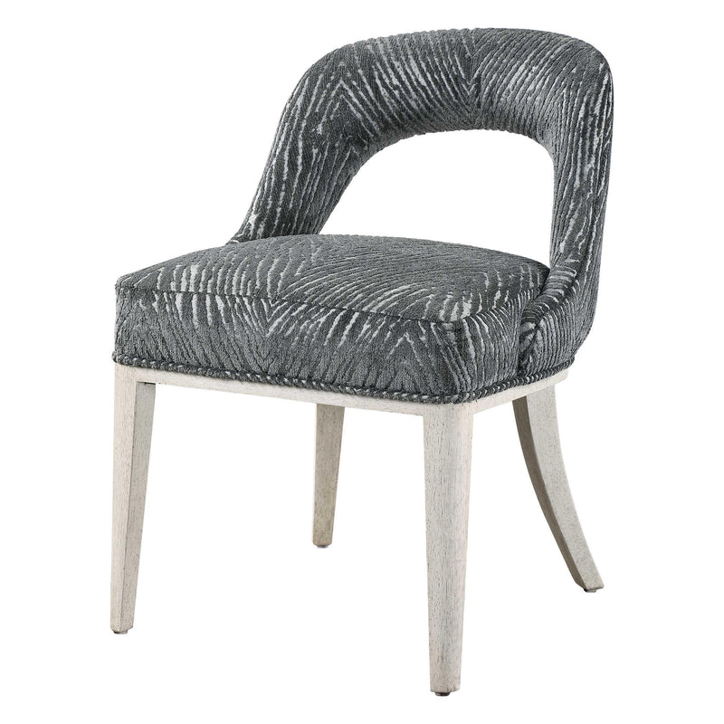 Uttermost Amalia Stationary Fabric Accent Chair 23585 IMAGE 2