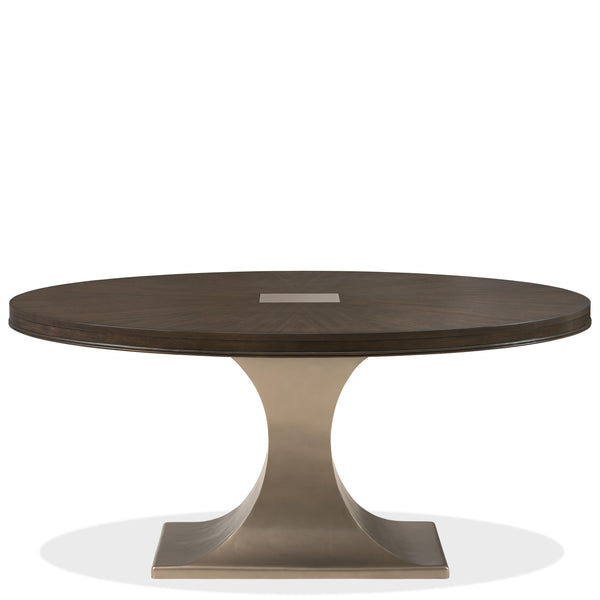 Riverside Furniture Oval Monterey Dining Table with Pedestal Base 39450/39451 IMAGE 1