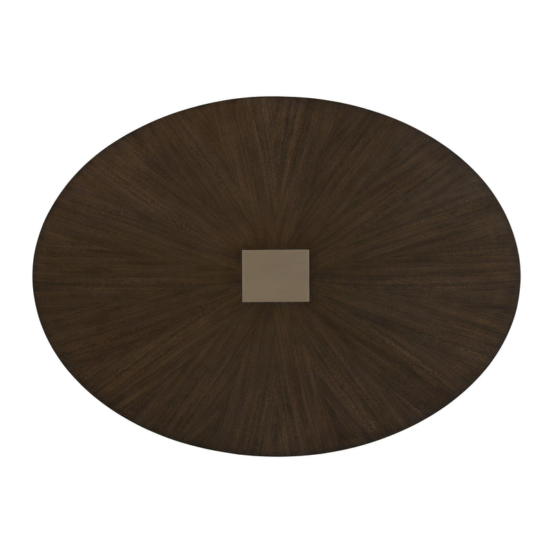 Riverside Furniture Oval Monterey Dining Table with Pedestal Base 39450/39451 IMAGE 2