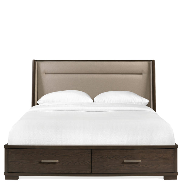 Riverside Furniture Monterey King Upholstered Bed with Storage 39484/39483/39478 IMAGE 1