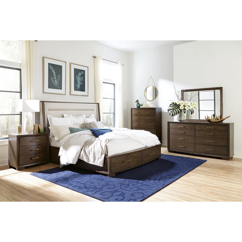 Riverside Furniture Monterey King Upholstered Bed with Storage 39484/39483/39478 IMAGE 4
