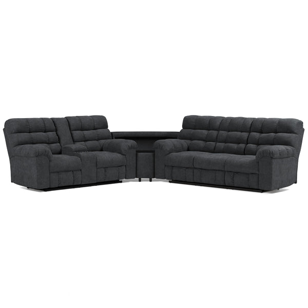 Signature Design by Ashley Wilhurst Reclining Fabric 3 pc Sectional 5540394/5540377/5540389 IMAGE 1