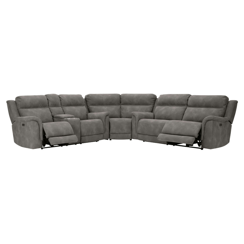 Signature Design by Ashley Next-Gen Durapella Power Reclining Fabric 3 pc Sectional 5930147/5930177/5930118 IMAGE 2