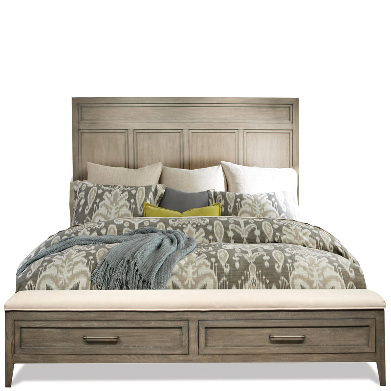 Riverside Furniture Vogue King Panel Bed with Storage 46184/46172/46183 IMAGE 1