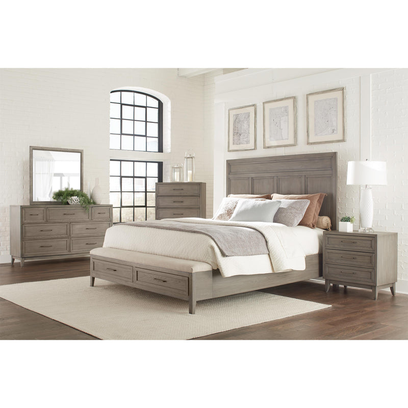 Riverside Furniture Vogue King Panel Bed with Storage 46184/46172/46183 IMAGE 2