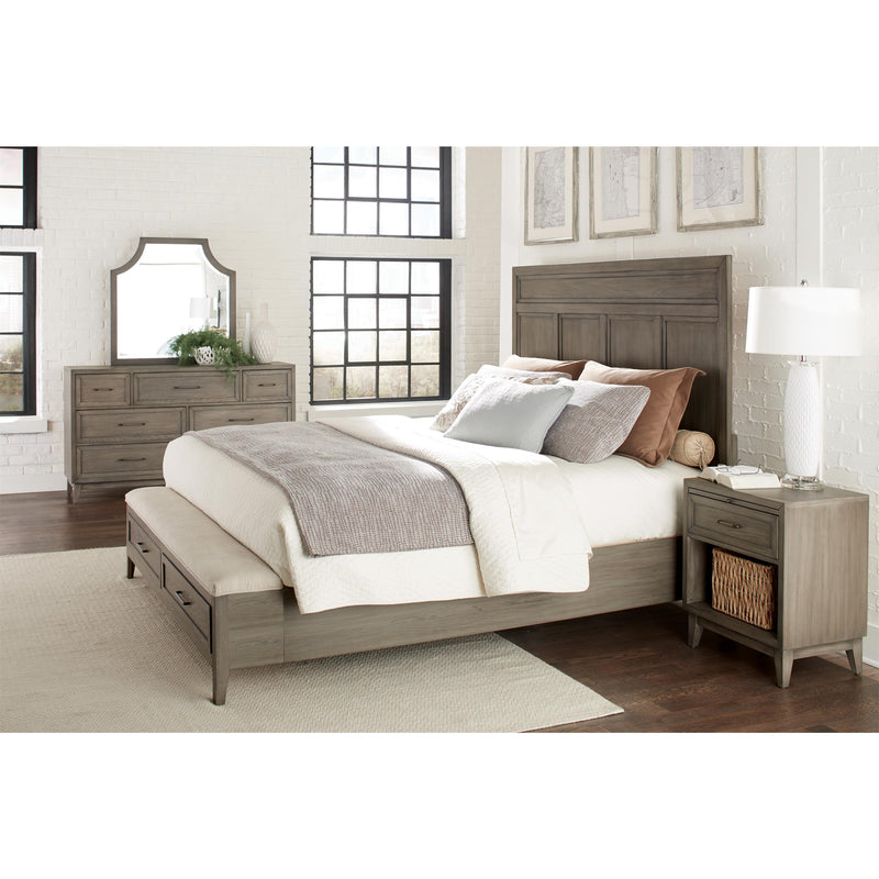 Riverside Furniture Vogue King Panel Bed with Storage 46184/46172/46183 IMAGE 4
