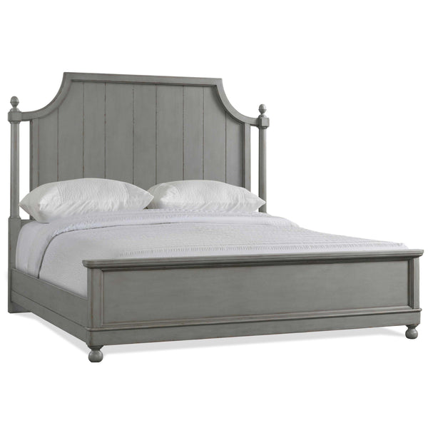 Riverside Furniture Bella Grigio Queen Panel Bed 52878/52871/52872 IMAGE 1
