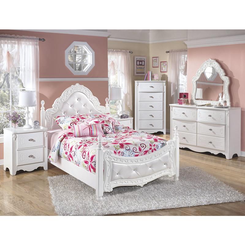 Signature Design by Ashley Exquisite B188 7 pc Full Poster Bedroom Set IMAGE 1