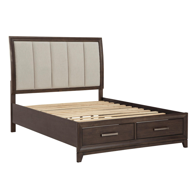 Signature Design by Ashley Brueban Queen Upholstered Panel Bed with Storage B497-57/B497-54S/B497-96 IMAGE 4