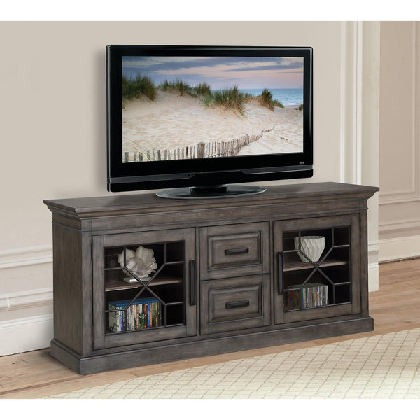 Parker House Furniture Sundance TV Stand with Cable Management SUN#76-SGR IMAGE 1