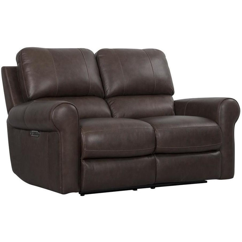 Parker Living Travis Power Reclining Leather Match Loveseat MTRA