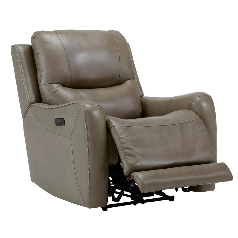 Signature Design by Ashley Galahad Power Leather Match Recliner with Wall Recline 6610206 IMAGE 2