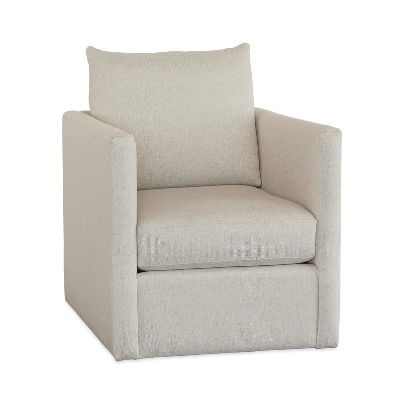 Bassett Beckham Swivel Fabric Chair 2676-05 1495-2 IMAGE 1