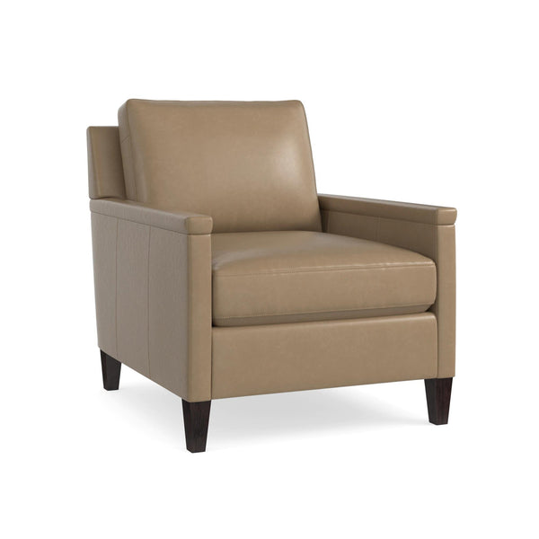 Bassett Miranda Stationary Leather Chair 2789-12L 7219-18 IMAGE 1