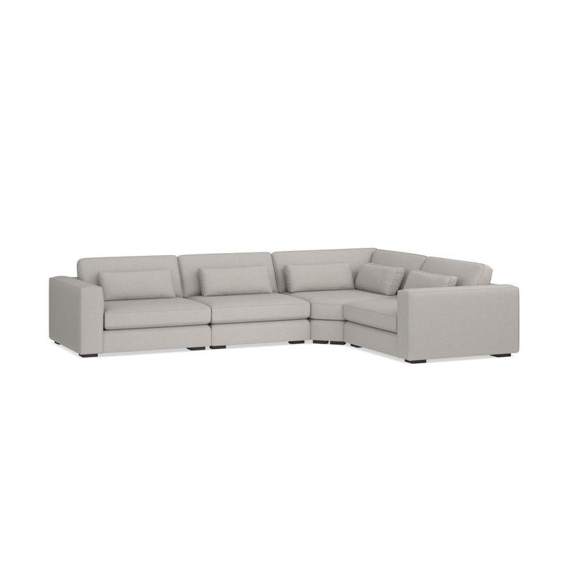 Bassett Moby Fabric 4 pc Sectional 2728-23/2728-34/2728-20/2728-21 1539-19 IMAGE 1