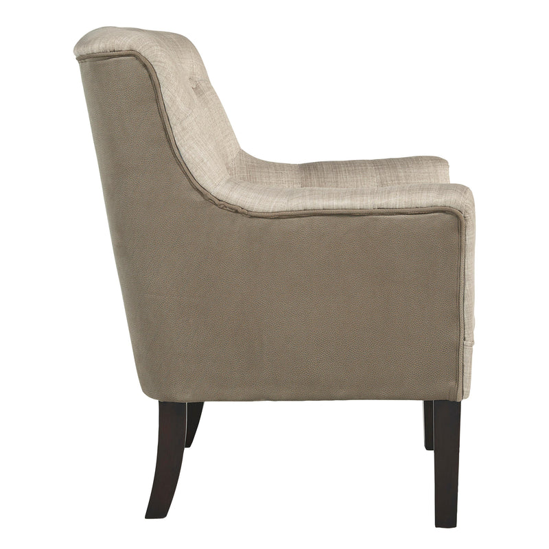 Signature Design by Ashley Drakelle Stationary Leather Look Accent Chair A3000050 IMAGE 2