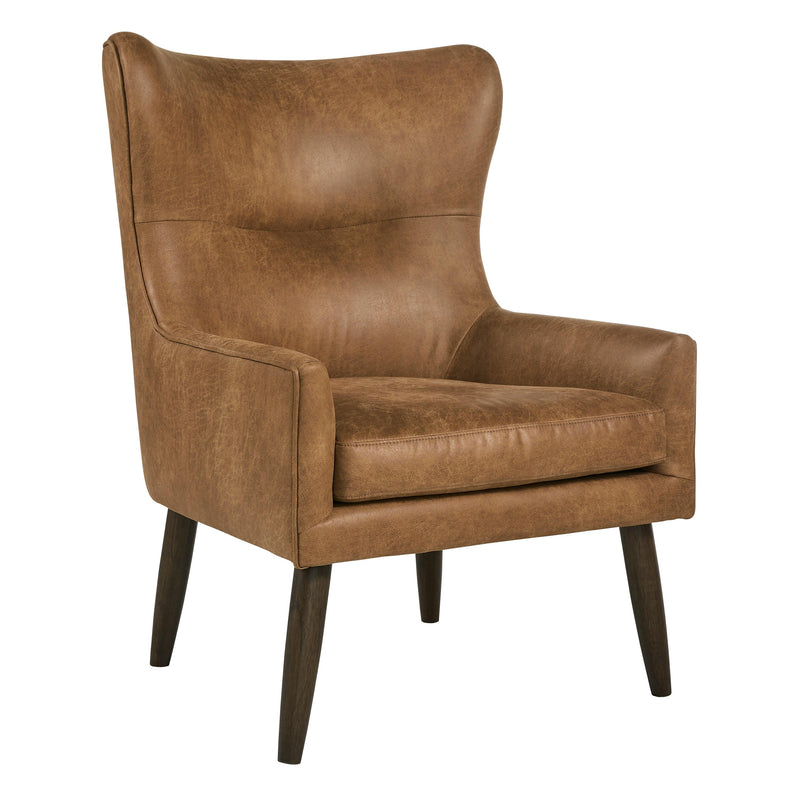 Signature Design by Ashley Brentwell Stationary Leather Look Accent Chair A3000276 IMAGE 1