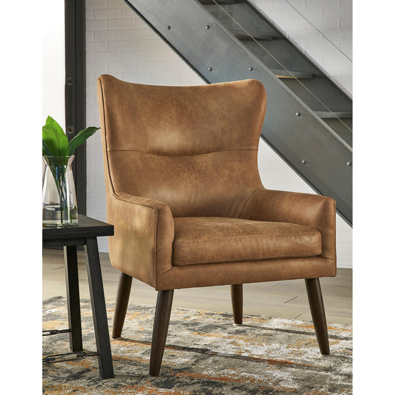 Signature Design by Ashley Brentwell Stationary Leather Look Accent Chair A3000276 IMAGE 4