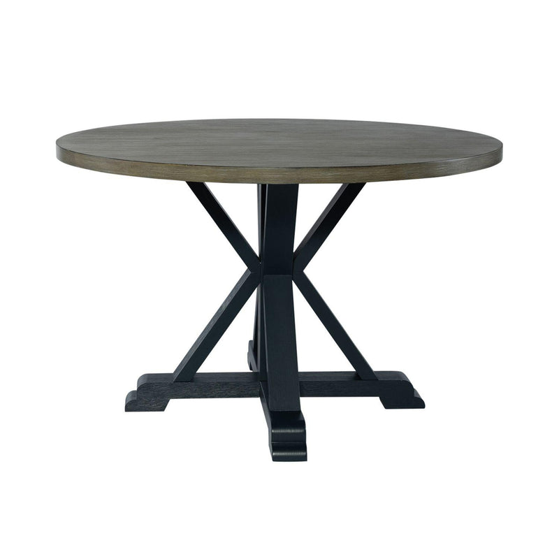 Liberty Furniture Industries Inc. Round Lakeshore Dining Table with Pedestal Base 519NY-T4848 IMAGE 2