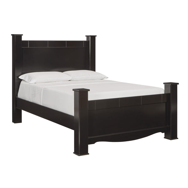 Signature Design by Ashley Mirlotown Queen Poster Bed B2711-61/B2711-67/B2711-64/B2711-98 IMAGE 1