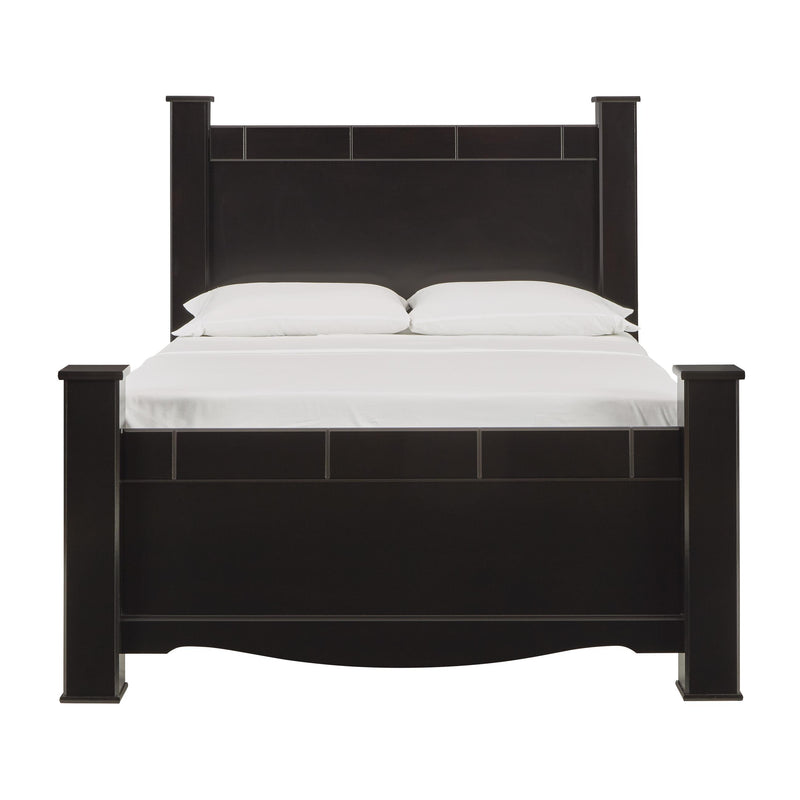 Signature Design by Ashley Mirlotown Queen Poster Bed B2711-61/B2711-67/B2711-64/B2711-98 IMAGE 2