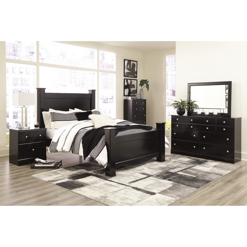 Signature Design by Ashley Mirlotown Queen Poster Bed B2711-61/B2711-67/B2711-64/B2711-98 IMAGE 6