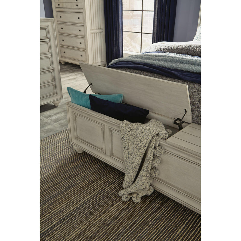 Flexsteel Harmony King Upholstered Panel Bed with Storage W1070-90KS IMAGE 2