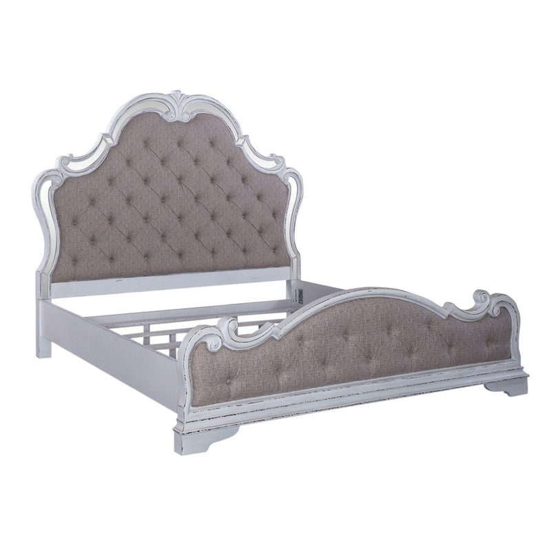 Liberty Furniture Industries Inc. Magnolia Manor King Upholstered Panel Bed 244-BR-OKUB IMAGE 1