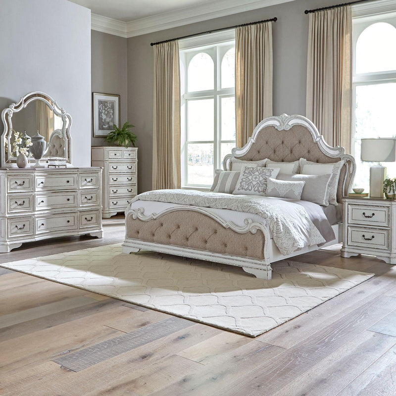 Liberty Furniture Industries Inc. Magnolia Manor King Upholstered Panel Bed 244-BR-OKUB IMAGE 3